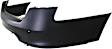 Rear Primed Bumper Cover, Sedan, Except Sho Model, With Parking Aid Sensor Holes, CAPA Certified