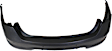Rear Primed Bumper Cover, Sedan, Except Sho Model, With Parking Aid Sensor Holes, CAPA Certified