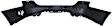 Rear Primed Bumper Cover, Sedan, Except Sho Model, With Parking Aid Sensor Holes, CAPA Certified