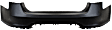 Rear Primed Bumper Cover, Sedan, Except Sho Model, Without Parking Aid Sensor Holes CAPA Certified