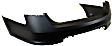 Rear Primed Bumper Cover, Sedan, Except Sho Model, Without Parking Aid Sensor Holes CAPA Certified