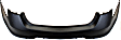 Rear Primed Bumper Cover, Sedan, Except Sho Model, Without Parking Aid Sensor Holes CAPA Certified