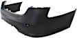 Rear Primed Bumper Cover, Sedan, With Parking Aid Sensor Holes, CAPA CERTIFIED