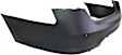 Rear Primed Bumper Cover, Sedan, With Parking Aid Sensor Holes, CAPA CERTIFIED