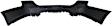 Rear Primed Bumper Cover, Sedan, With Parking Aid Sensor Holes, CAPA CERTIFIED