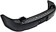 Rear Primed Bumper Cover, For Models Without Towing Package, With Parking Aid and Dual Exhaust Holes (10-12 Turbo), CAPA CERTIFIED
