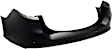 Rear Primed Bumper Cover, With Parking Aid Sensor Holes, CAPA CERTIFIED
