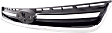 Upper Grille Assembly, Painted Black Shell and Insert, CAPA CERTIFIED