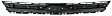 Upper Grille Assembly, Painted Black Shell and Insert, CAPA CERTIFIED