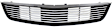 Upper Grille Assembly, Black Shell with Chrome Insert, Base Model, 6 Cyl., 3.7L Engine