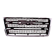 Upper Grille Assembly, Black Shell and Insert, CAPA CERTIFIED