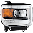 Passenger Side Headlight, with Bulb, Halogen, without All Terrain Package and LED, CAPA Certified