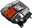 Passenger Side Headlight, with Bulb, Halogen, without All Terrain Package and LED, CAPA Certified