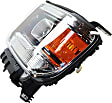 Driver Side Headlight, with Bulb, Halogen, without All Terrain Package and LED, CAPA Certified