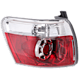 Driver Side Tail Light, with Bulb, LED, Clear and Red Lens, CAPA CERTIFIED