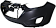 Front Primed Bumper Cover, With Emblem Provision, CAPA Certified