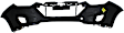 Front Primed Bumper Cover, With Emblem Provision, CAPA Certified
