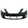 Front Primed Bumper Cover, Without Parking Aid Sensor Holes, Sedan, Production Date From May 19, 2008