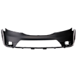 Front Primed Bumper Cover, EX/EX-L/LX/SE/Touring Models, 6 Cyl., 3.5L Engine, Without Headlight Washer and Park Sensor Holes, CAPA Certified