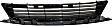 Front, Center Bumper Grille, Textured Black, CAPA CERTIFIED