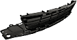 Front, Center Bumper Grille, Textured Black, CAPA CERTIFIED