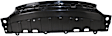 Front, Center Bumper Grille, Textured Black, CAPA CERTIFIED