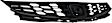 Grille Assembly, Textured Dark Gray Shell and Insert, Sport Model, 4 Cyl., 1.5L Engine, CAPA Certified
