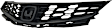 Grille Assembly, Textured Dark Gray Shell and Insert, Sport Model, 4 Cyl., 1.5L Engine, CAPA Certified