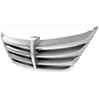 Grille Assembly, Painted Silver Gray Shell and Insert