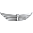 Grille Assembly, Painted Silver Gray Shell and Insert