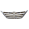 Grille Assembly, Painted Silver Gray Shell and Insert