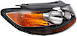 Passenger Side Headlight, with Bulb, Halogen, with 2 Plug-in Connector, CAPA Certified