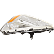 Driver Side Halogen Headlight, Without bulb(s), OE Replacement