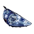Passenger Side Halogen Headlight, Without bulb(s), OE Replacement, CAPA Certified