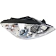 Passenger Side Headlight, with Bulb, Halogen, Touring Models, without Chrome Ring, CAPA Certified