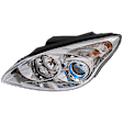 Driver Side Headlight, with Bulb, Halogen, Touring Models, without Chrome Ring, CAPA Certified