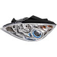 Driver Side Headlight, with Bulb, Halogen, Touring Models, without Chrome Ring, CAPA Certified