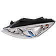 Driver Side Headlight, with Bulb, Halogen, Touring Models, without Chrome Ring, CAPA Certified