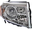 Passenger Side Headlight, with Bulb, Halogen, 6 Cyl., 3.5L Engine, CAPA CERTIFIED