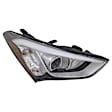 Passenger Side Headlight, with Bulb, HID/Xenon, with HID bulb and ballast, CAPA Certified