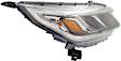 Passenger Side Headlight, with Bulb, Halogen, LX Model, without LED Daytime Running Lights, CAPA Certified