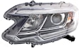 Driver Side Headlight, with Bulb, Halogen, Touring Model, CAPA Certified