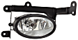 Front, Driver Side Halogen Fog Light, With bulb(s), CAPA Certified