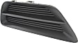 Front, Driver Side Fog Light Cover, Black