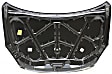 Hood, Steel, Primed, 4 Cyl., 2.0L Engine, Hatchback, CAPA CERTIFIED