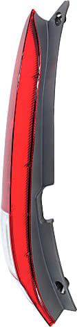 Driver Side Tail Light, without Bulb, Halogen, Clear and Red Lens, CAPA CERTIFIED