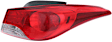 Passenger Side, Outer Tail Light, With bulb(s), Halogen, Clear and Red Lens CAPA CERTIFIED