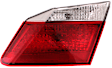 Passenger Side, Inner Tail Light, with Bulb, Halogen, Clear and Red Lens, Sedan, EX/LX/Sport Models, CAPA CERTIFIED