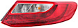 Passenger Side Tail Light, With bulb(s), Halogen, Clear and Red Lens, CAPA Certified
