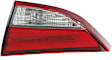 Passenger Side, Inner Tail Light, with Bulb, LED, Clear Lens